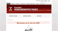 Desktop Screenshot of hemochromatose.fr